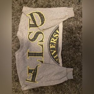 full send cropped crewneck